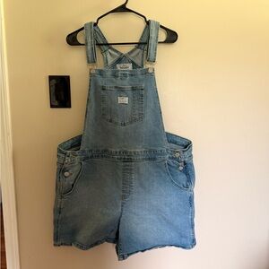 Levi’s Denim Overalls Shorts/ Shortalls